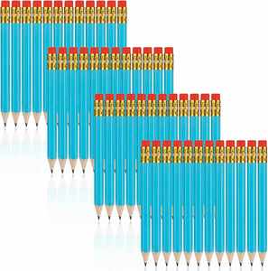 Crayons standard de qualité supérieure Hb Blue Golf avec logo personnalisé et promotionnel, best-sellers, avec gommes, fabriqués à bas prix - Product Image 2