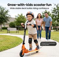 Trottinettes pour enfants, trottinettes à 3 roues, trottinettes avec musique et lumière, hauteur réglable, pliables