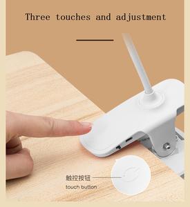 Akıllı dokunmatik katlanabilir LED masa lambası Anti maviray masaüstü lamba 3 renk sıcaklık karartma Modern esnek okuma lambası DC için - Product Image 4