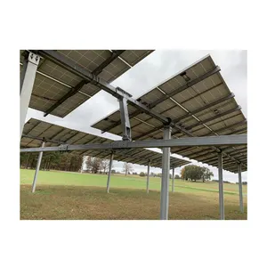 Galvanizli çelik güneş enerjisi zemin montaj kitleri güneş panelleri için güneş raf sistemi yapıları