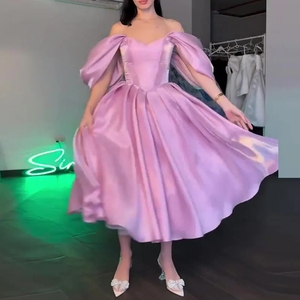 Vestidos <span class=keywords><strong>de</strong></span> Fiesta Largos <span class=keywords><strong>de</strong></span> Verano, Elegantes y Sensuales, con Hombros Descubiertos, Ajustados, para Baile, Eventos Formales, Estilo Princesa, para <span class=keywords><strong>Mujer</strong></span> - Product Image 2