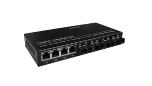 Convertidor de Medios SC OEM/ODM de Fábrica, Switch Ethernet 10/100M, 20KM, 4SC + 4 RJ45 A/B, Switch de Fibra Óptica, Convertidor de Medios de Red de Fibra - Product Image 4
