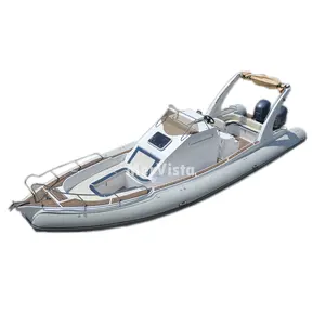 عرض خاص قارب فاخر ، مقصورة قارب كروزر طراز هال هيبالون سبورت ، قارب مضلع قابل للنفخ صلب للجولات