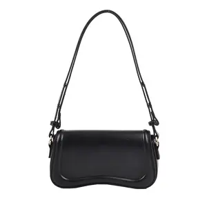 Wholesale New Trendy Fashion Women Single Shoulder Bag Pu Leather Hand Bag for Ladies