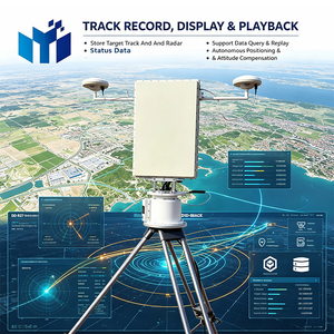 MYT DD-R27 X-band phased array radar micro-doppler AI lage-false-alarm 10km detectie van kleine, langzame UAV's IP66 - Product Image 1