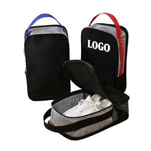 Double-Layer Durable Polyester Golf Shoe <b>Bag</b> Portable Travel Shoe Organizer Breathable <b>Dust</b>-Proof Storage <b>Bag</b> Sneakers Slippers - Product Image 1
