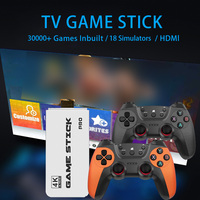 Topleo Clé de Jeu Portable M15 Vidéo 4K HD Intégrée 20000 Jeux Console de Jeu Rétro TV 4K