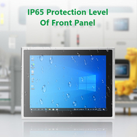 Panel PC Táctil HMI de 8 Pulgadas, Resistente, Montaje en Pared, Blanco, IP65 Impermeable, Computadora Industrial Todo en Uno con Windows, Intel J1900/8va Generación