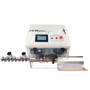 Automatic Cat5 And Cat6 Cable Making Machine Multi Core Wire Cutting Stripping Peeling Equipment JCW-CS08