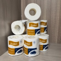 Papier toilette de haute qualité, 5 plis, 10 rouleaux, logo personnalisé, en vrac, pas cher, importé, 100% pâte de bois vierge, doux et lisse