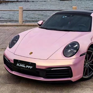 لون جديد زجاج الحيوانات الأليفة الذهب الوردي جسم السيارة فيلم واقية فقاعة الهواء سيارة خالية من الفينيل فيلم التفاف KML فيلم السيارة - Product Image 1