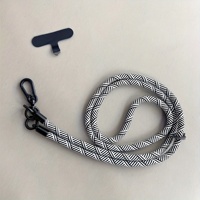   Cordon de téléphone tressé en nylon, sangle universelle à porter en bandoulière ou autour du cou, accessoire de sécurité anti-perte pour hommes et femmes
