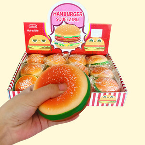 New Style Hamburger Shaped Kids' Squeeze <b>Toys</b> Safe Durable Stress Relief <b>Toys</b> for Adults - Product Image 4
