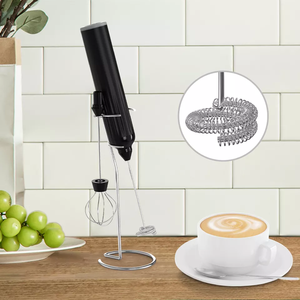 Factory Wholesale <b>Kitchen</b> Gadgets Coffee & Tea Tools USB Rechargeable Electric Milk Foamer Frother Machine for Coffee Milk OEM - Product Image 2