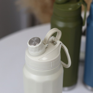 Supplier OEM <b>Bulk</b> Custom logo 32oz Thermal Stainless Steel Leak Proof <b>Water</b> <b>Bottle</b> with Straw for Outdoor Lovers - Product Image 4