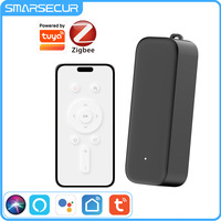 Télécommande universelle intelligente Zigbee Tuya sans fil, en PC, avec contrôle vocal, minuterie, pour climatiseur et téléviseur
