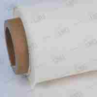 Tissu en fibre d'aramide tissé blanc 100 GSM, ignifuge, léger, en meta-aramide