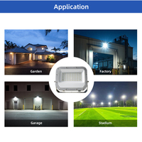 Projecteur étanche anti-condensation à facteur de puissance élevé PF≥0.95, avec driver intégré DOB, résistant aux chocs IK08