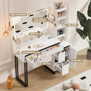 Fournisseur transfrontalier de miroirs de maquillage <span class=keywords><strong>LED</strong></span> avec éclairage pour la beauté, destinés au commerce extérieur - Product Image 2