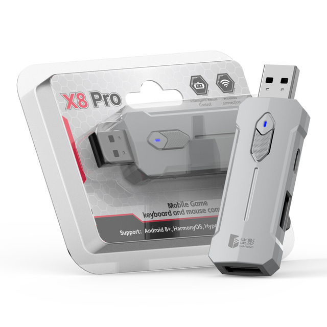 X8Pro Mobile Game Converter Game Controller Keyboard Mouse Converter Set for xiaomi for Samsung
