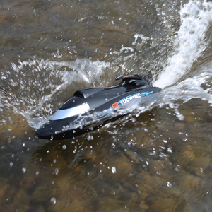 Bateau de course polyvalent 2,4 GHz avec réinitialisation automatique, trois réglages de vitesse et avertissements intelligents pour les activités nautiques de compétition en plein air - Product Image 6