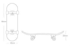 Professionelle Tiefkonkave Bambus-Blank-<span class=keywords><strong>Skateboard</strong></span>-Decks aus Hochwertigem Ahornholz - Product Image 2