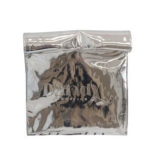 Multi Size <b>Silver</b> <b>Bag</b> Collection Large Capacity Tote <b>Bag</b> Waterproof Makeup <b>Bag</b> Travel Cosmetic <b>Bag</b> Embossed Logo Lunch <b>Bag</b> - Product Image 5