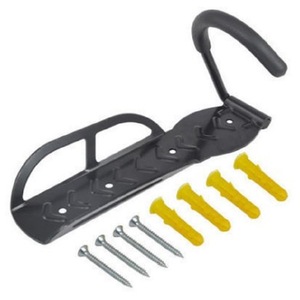Soporte de pared para bicicleta, diseño de gancho fijo y móvil de hierro duradero para almacenamiento de bicicletas, uso en interiores y exteriores - Product Image 4