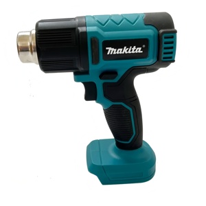 <span class=keywords><strong>Pistola</strong></span> de <span class=keywords><strong>Calor</strong></span> Industrial <span class=keywords><strong>Makita</strong></span> 18VLXT Azul, Inalámbrica, con Batería de Litio, Accesorio de Múltiples Boquillas, <span class=keywords><strong>Pistola</strong></span> de <span class=keywords><strong>Calor</strong></span> Multifuncional - Product Image 1