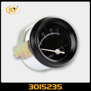 Voltímetro Redondo Tipo Puntero DC 3015235 para Generador Diésel, Medidor de Batería, Material de Acero - Product Image 5