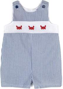 Combinaison monogramme pour garçons, bleu clair, style ventouse pour nourrissons, barboteuse - Product Image 2