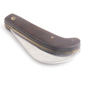 มีดพับสแตนเลส ด้ามไม้ สำหรับต่อกิ่งเห็ด เครื่องมือทำสวน - Product Image 3