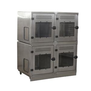 CC-1303 Modern klasik kedi kafesi paslanmaz çelik modüler Pet ev katı desen ve Snap düğmesi kapatma ile - Product Image 2