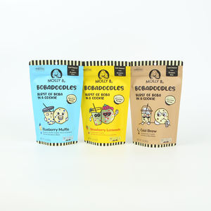 Lebensmittel qualität Matt PET Food Candy Snack Steh beutel Doypack Reiß verschluss tasche - Product Image 2