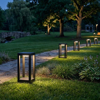 Luces Solares IP65 para Exteriores, Impermeables, de Aluminio, LED, Ángulo de Haz de 360°, Iluminación Exterior para Paisajes, Caminos, Jardines, Entradas, Patios, Decoración