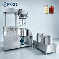 Mélangeur sous vide ESKO pour colorant capillaire, beurre de karité, graisse, émulsifiant, lotion et crème