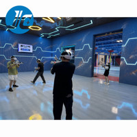 Aire de tir VR multijoueur 9D Escape Free Roam, ensemble VR en métal pour parcs d'aventure, centres commerciaux et salles d'évasion