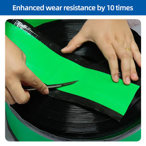 สายส่งน้ำแบบแบนขนาด 10 <span class=keywords><strong>นิ้ว</strong></span> ความดันมาตรฐาน พร้อมสายฉีดน้ำแบบปีกคู่ขนาดเล็ก ทำจากวัสดุ PE - Product Image 2