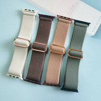 Convient pour Apple Watch SE 765, bracelet élastique à boucle tissée - bracelet simple et élégant de style iWatch 8