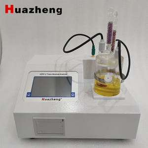 Analyseur de teneur en eau dans l'huile isolante HZKF-2, mesureur de l'humidité des traces dans l'huile de transformateur, niveau ppm - Product Image 5