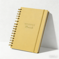 Carnet à spirale personnalisé avec couverture en papier, 70 feuilles, pour l'école, le journal, cadeau promotionnel d'entreprise, vente en gros