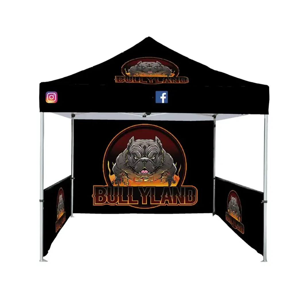 Tenda kustom Campain pameran dagang Vendor tenda Ez Up komersial untuk bisnis