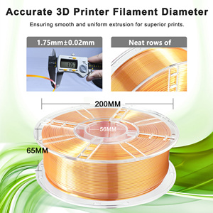 Filament d'impression 3D Iboss PLA+ Soie Bicolore Rose Doré 1,75 mm ± 0,02 mm – Matière première plastique durable anti-colmatage - Product Image 3