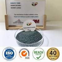 Carbure de silicium vert 99% GC FEPA F30 F36, grain grossier, SiC Carborundum vert, granulats de sablage pour le découpage d'alliages et le meulage