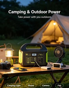 Centrale Électrique Portable Multifonction à Onde Sinusoïdale Pure avec Système Générateur Solaire MPPT pour Ordinateur Portable et Maison, avec Lumière LED - Product Image 5