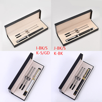 Stylo à bille roulante de luxe coffret cadeau avec boîte Logo personnalisé papeterie de bureau stylo Signature pour homme d'affaires