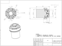Moteur harmonique pour bras robotisé H4015R50/R80/R100, servo articulaire, communication CAN Open RS485, couple de 10 N.m, puissance de 50 W pour articulation robotique