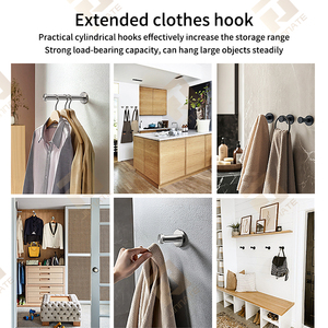 Jinnate di alta qualità portasciugamani da bagno gancio gancio <span class=keywords><strong>per</strong></span> scaldamani - Product Image 5