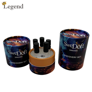 Cao cấp tùy chỉnh in các tông xi lanh hộp giấy ống cho nước hoa ô liu tinh dầu chai rượu vang bao bì hộp tròn - Product Image 6