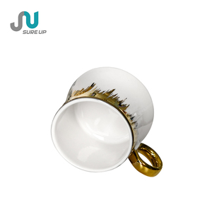 Ensemble tasse et soucoupe à expresso en céramique 100 ml – Coffrets cadeaux d'affaires pour marques de culture du café - Product Image 5